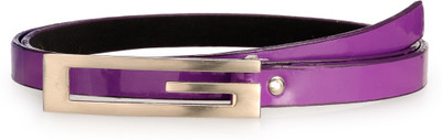 

Allura Women Evening/Party, Casual, Semi-formal Purple Synthetic Belt
