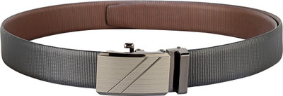 

Teakwood Men Casual Black Genuine Leather Reversible Belt