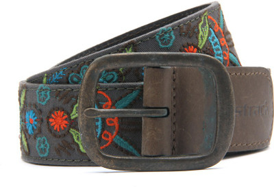 

Fastrack Women Casual Green Genuine Leather Belt