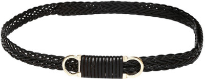 

Mast & Harbour Women Black Synthetic Belt