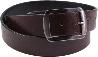 

Lens Men Casual Black Artificial Leather Belt