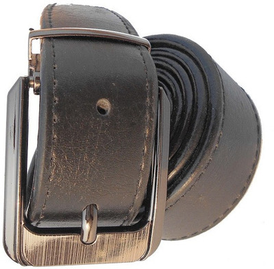 

AmahapGlamourDaze Men Formal Black Synthetic Belt