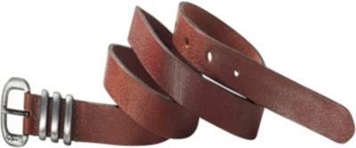 

Pepe Jeans Women Brown Genuine Leather Belt, Tan