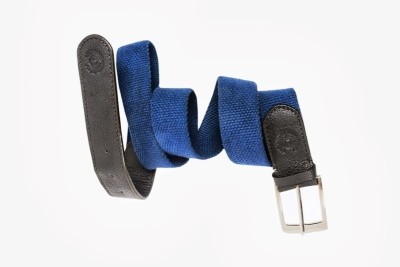 

99Cells Men Casual Blue, Brown Genuine Leather, Fabric Belt