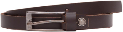 

Snoby Women Casual Brown Synthetic Belt, Dark brown