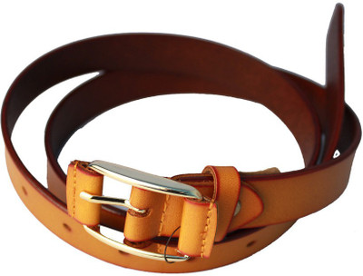 

Lion Heart Women Casual Tan Genuine Leather Belt