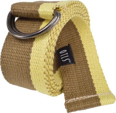 

OTLS Men Casual Khaki, Yellow Canvas Belt