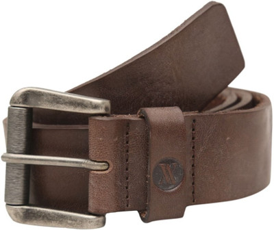 

Viari Men Casual Brown Genuine Leather Belt, Dark brown