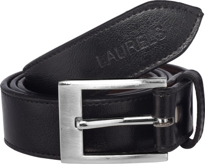 

Laurels Men Formal Black Artificial Leather Belt