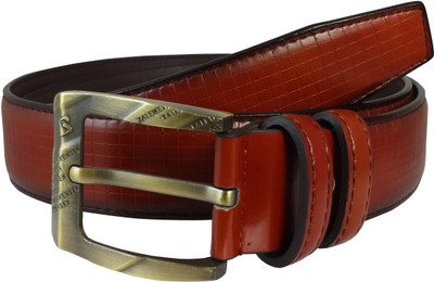 

Ammvi Creations Men Casual Brown Artificial Leather Belt