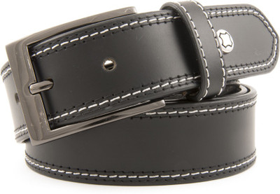 

Hidea Men Black Genuine Leather Belt
