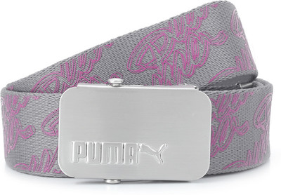 

Puma Men Grey, Pink Metal Belt, Steel grey and rose