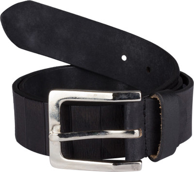 

Suchos Men Casual Black Genuine Leather Belt