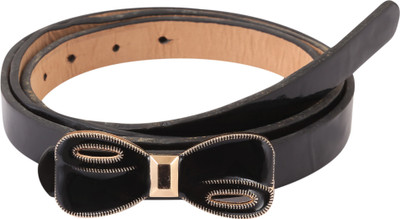 Alvaro Women Casual Black Artificial Leather Belt