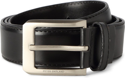 

Peter England Men Black Artificial Leather Belt