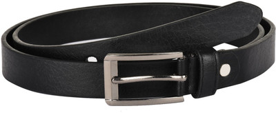 

Buckle Up Women Formal Black Artificial Leather Belt