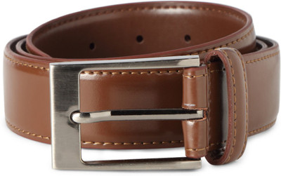 

Peter England Men Beige Genuine Leather Belt, Brown