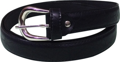 

Verceys Girls Casual Black Artificial Leather Belt