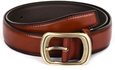 

Buckle Up Men Formal Tan Artificial Leather Belt