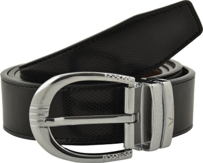 

VERSARIO ITALY Men Casual, Party, Formal, Evening Black, Brown Genuine Leather Reversible Belt, Black;brown reversible belt