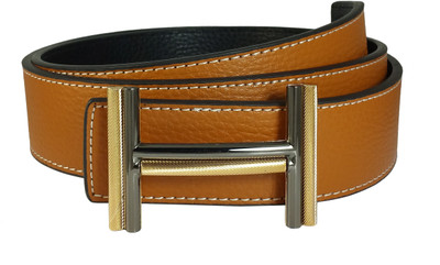 

Ammvi Creations Men Brown Artificial Leather Belt