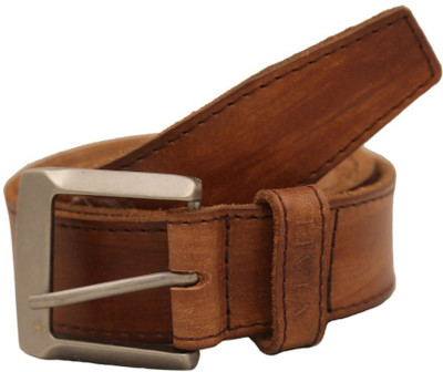 

Viari Men Casual Brown Genuine Leather Belt