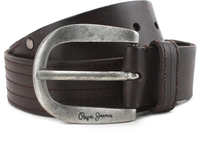 

Pepe Jeans Men Brown Genuine Leather Belt