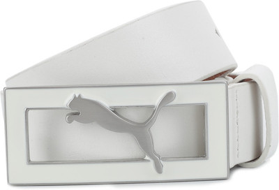 

Puma Men White Metal Belt