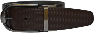 

Dennison Men Evening, Formal Brown, Black Genuine Leather Reversible Belt, Black;brown