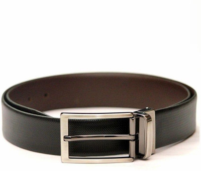 

OODI Men Black Genuine Leather Belt