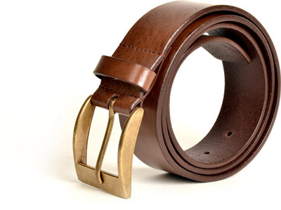 

Just Differ Men Casual, Evening, Formal, Party Brown Genuine Leather Belt