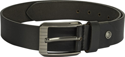 

TKWD Leathers Men Casual Black Genuine Leather Belt