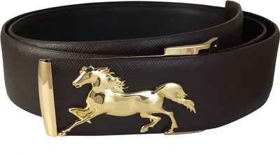 

Ammvi Creations Men Brown Artificial Leather Belt