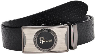 

Hawai Men Casual, Formal Black Genuine Leather Belt