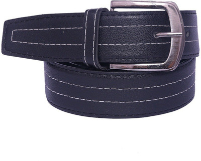 

OODI Men Black Artificial Leather Belt