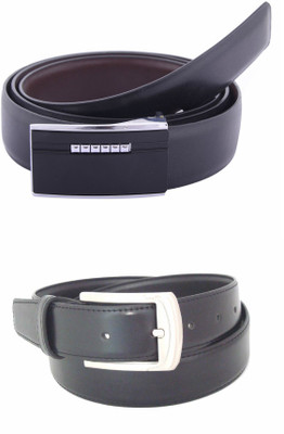 

SFA Men Formal Black Artificial Leather Reversible Belt