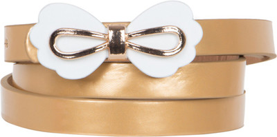 Calvino Women Casual, Formal Brown Artificial Leather Belt