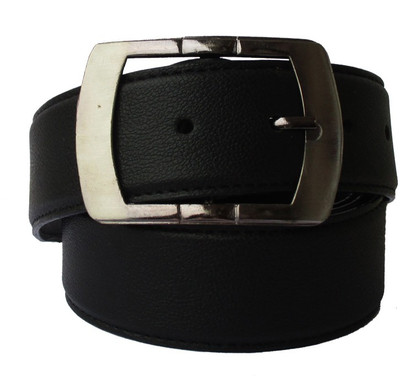 

Lenin Men Formal Black Genuine Leather Belt