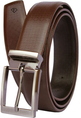 

Fashius Men Brown Artificial Leather Belt, Brown-01