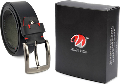 Waist Wire Men Casual Black Genuine Leather Belt