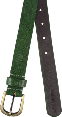 

Aditi Wasan Women Casual, Evening, Party Green Genuine Leather Belt, Emerald green