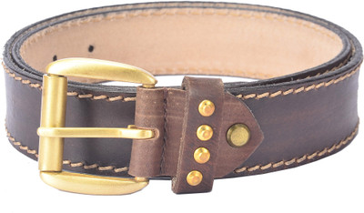 

Hidelink Men Formal Brown Genuine Leather Belt