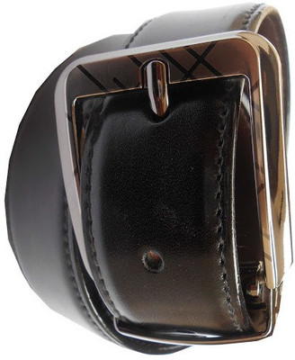 

AmahapGlamourDaze Men Formal Black Synthetic Belt