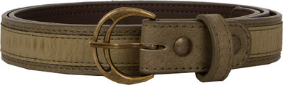 

Baggit Women Casual Brown Artificial Leather Belt, Buff