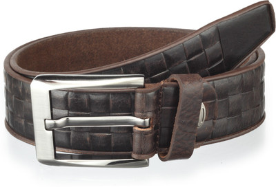 

Teakwood Men Brown Genuine Leather Belt