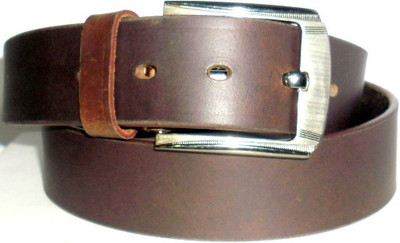 

Troyfashion Men Brown Genuine Leather Belt