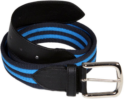 

Russo Fashion Boys Casual Blue Canvas Belt, Blue-black002