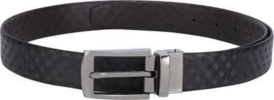

Teakwood Men Formal Black Genuine Leather Belt