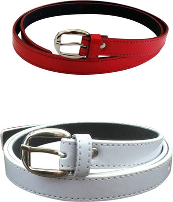 

Verceys Girls Casual Red, White Artificial Leather Belt