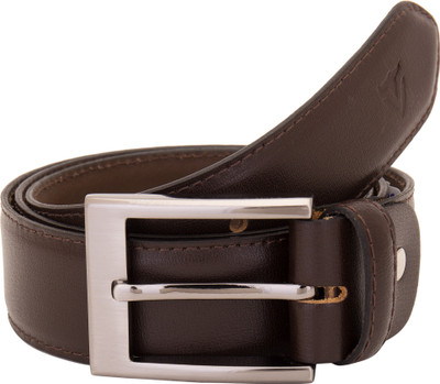 

Valbone Men Formal Brown Genuine Leather Belt, Dark brown
